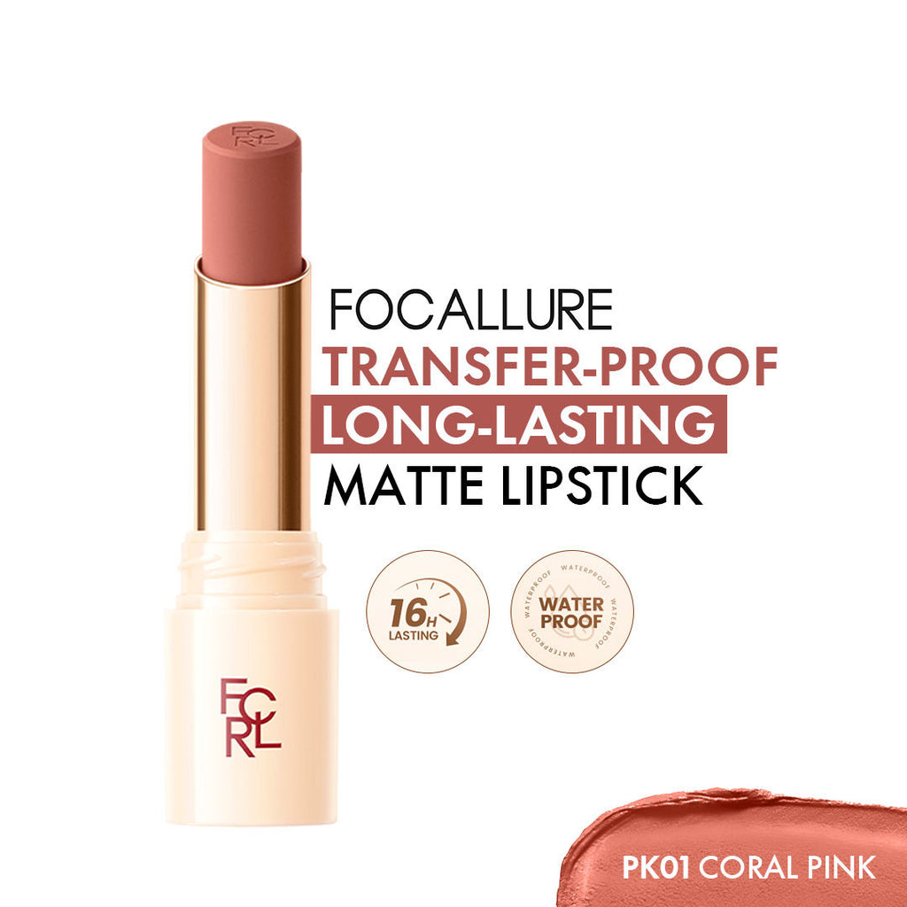 Lasting Matte Lipstick - Pk01 Coral Pink