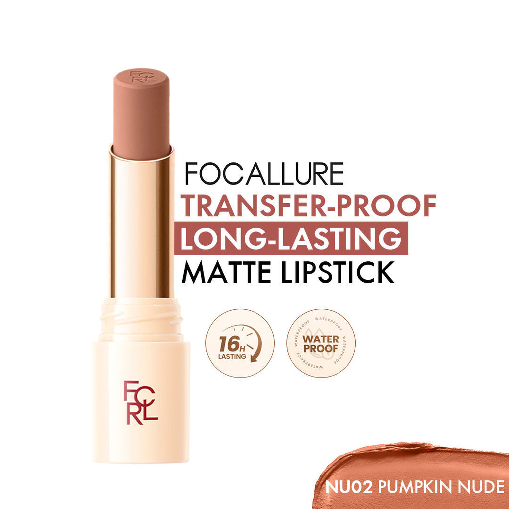 Lasting Matte Lipstick - Nu02 Pumpkin Nude