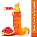 Vitamin C + E Super Bright Foaming Face Wash, Blood Orange & Papaya, Reduces Dullness