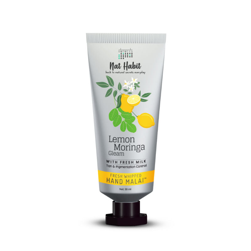 Lemon Moringa Hand Malai, Hand Creams for Tan & Pigmentation Control, Hand Moisturizer