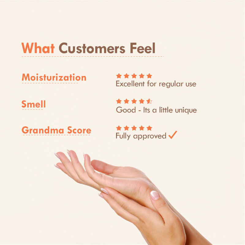 Pumpkin Walnut Hand Malai, Hand Cream for Dry Skin Women & Men, Aging & Wrinkle Control