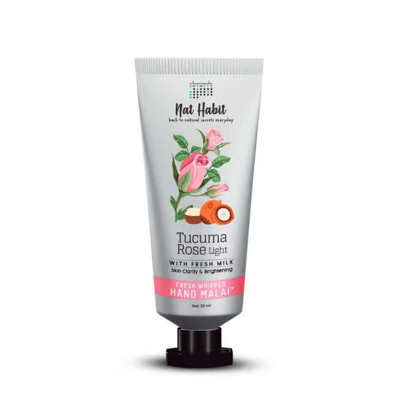 Tucuma Rose Hand Malai, Hand Cream for Dry Hands, Hand Cream for Women Skin Brightening