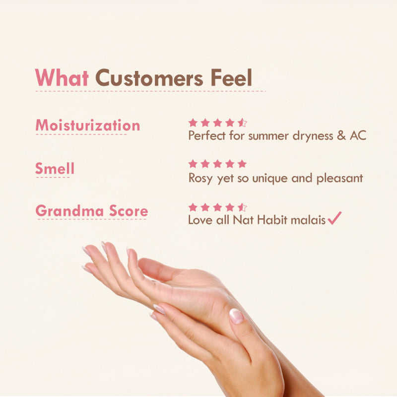 Tucuma Rose Hand Malai, Hand Cream for Dry Hands, Hand Cream for Women Skin Brightening