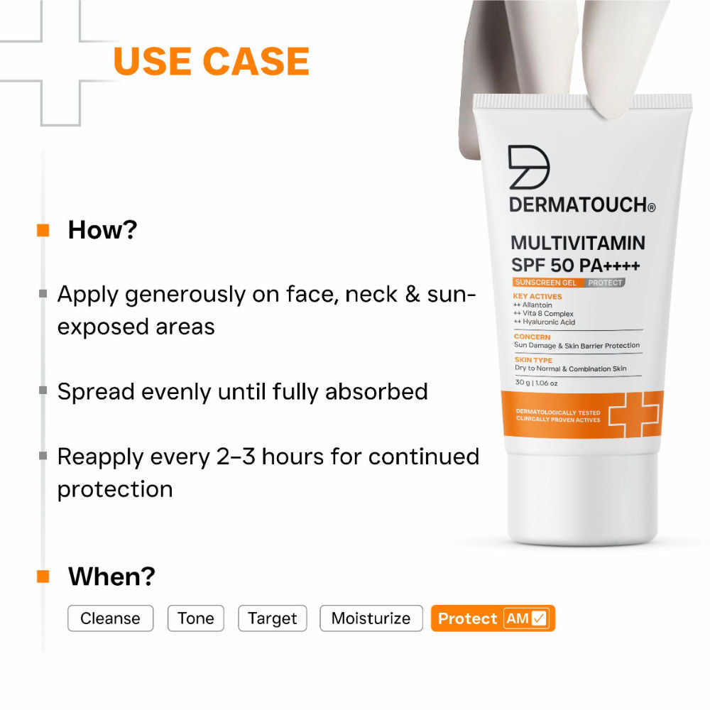 Multivitamin SPF 50 PA+++ Sunscreen Gel