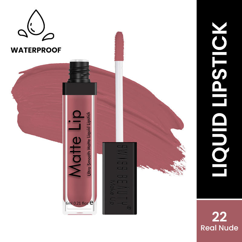 Ultra Smooth Matte Liquid Lipstick - 22 Real Nude