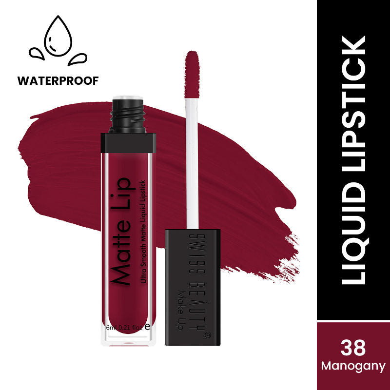 Ultra Smooth Matte Liquid Lipstick - 38 Manogany
