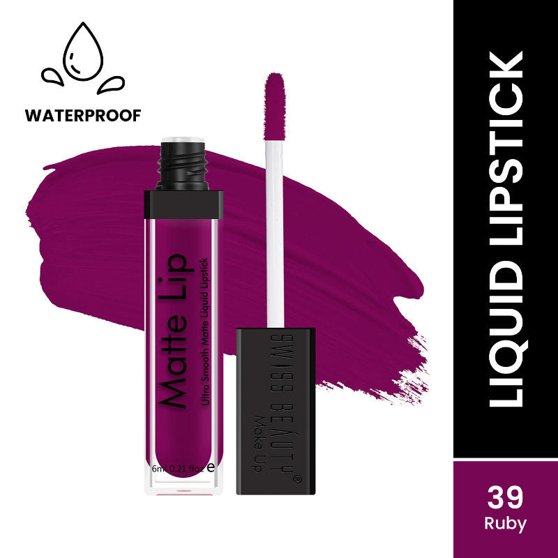 Ultra Smooth Matte Liquid Lipstick - 39 Ruby