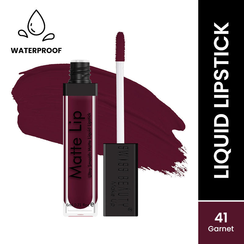 Ultra Smooth Matte Liquid Lipstick - 41 Garnet