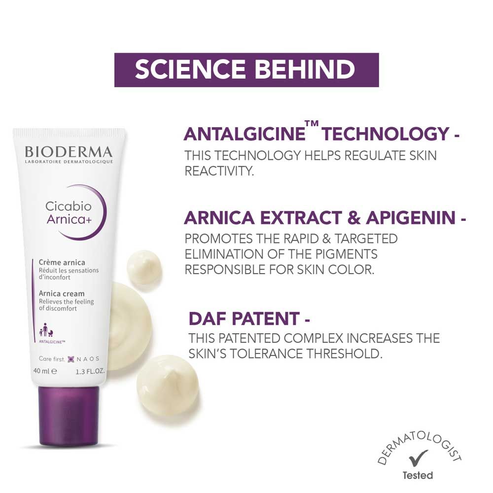 Cicabio Arnica+ SOS Quickly Repairs and Soothes Skin Damage