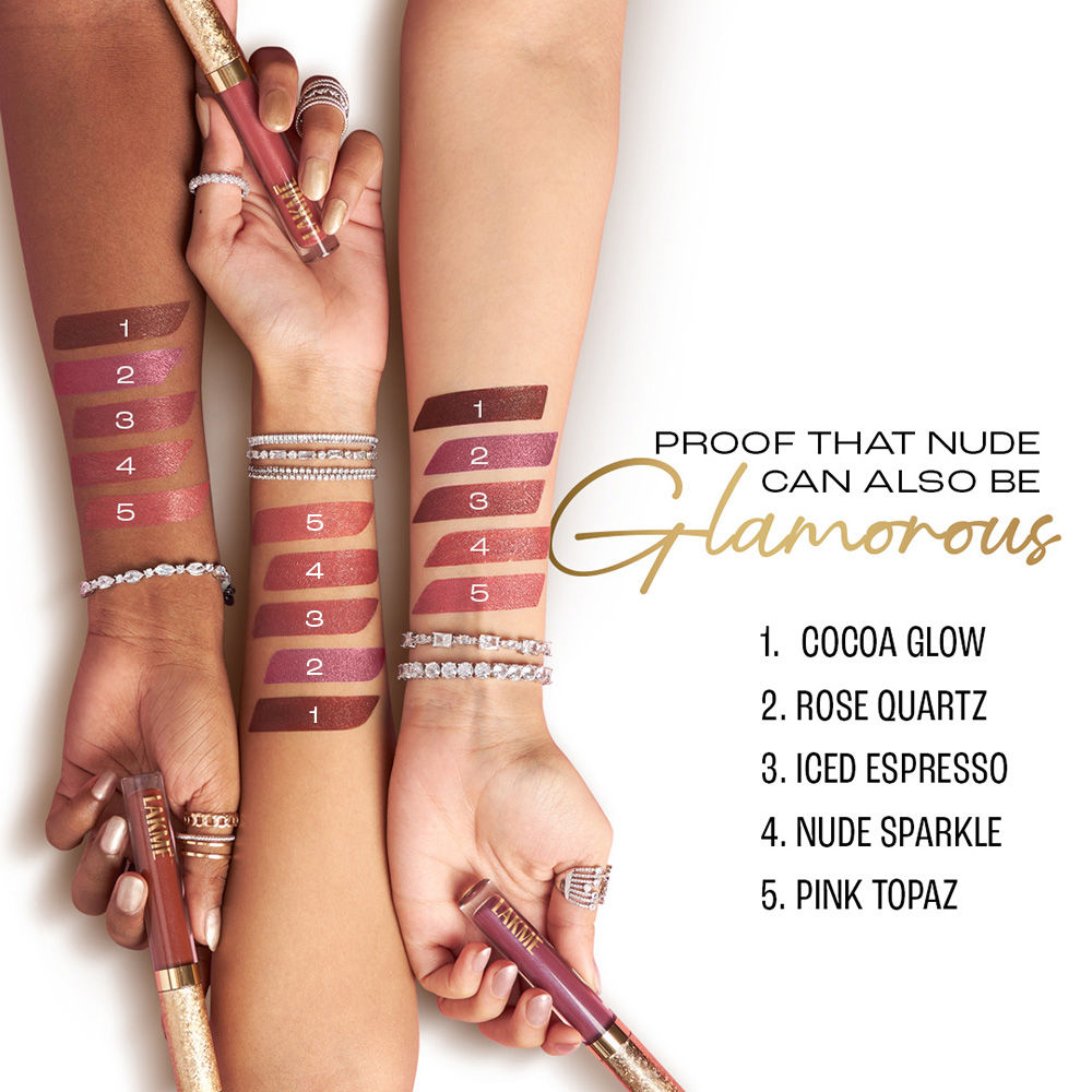 Be-Jewel Shimmer Lip Liquid with Ceramides, Luminous Matte Finish