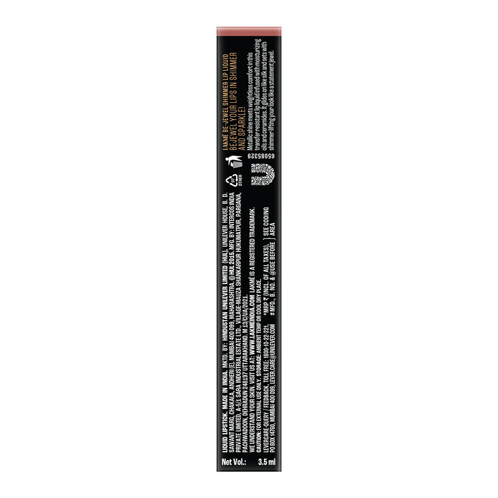 Be-Jewel Shimmer Lip Liquid with Ceramides, Luminous Matte Finish