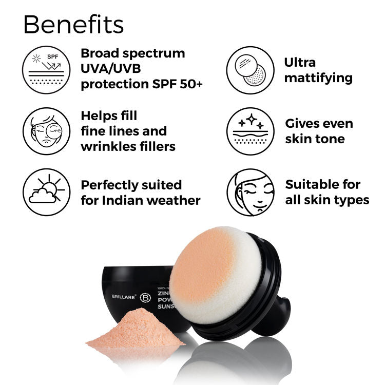 Zinc Powder Sunscreen SPF 50