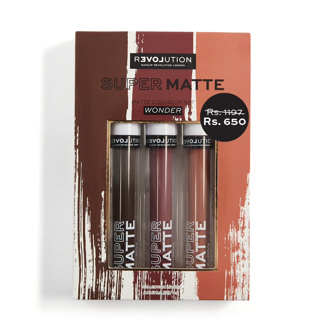 Relove Supermatte Liquid Lip Set - Wonder