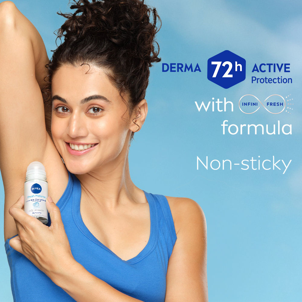 Fresh Natural Anti Roll-On Deodorant 72H Protection & Long Lasting