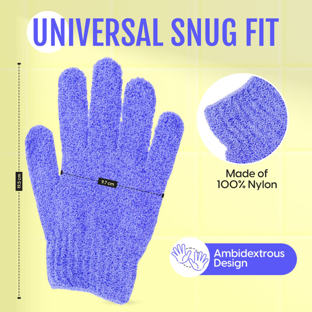 Heavy Exfoliating Bath Glove Loofah Body Scrub Mitten For Dead Skin & Blackhead