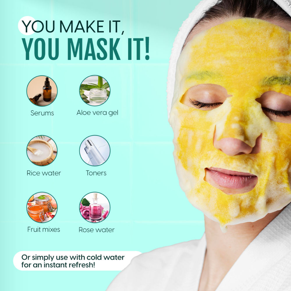 Compressed Sheet Mask Facial Tablets Disposable Travel Face Masks For Spa & Home