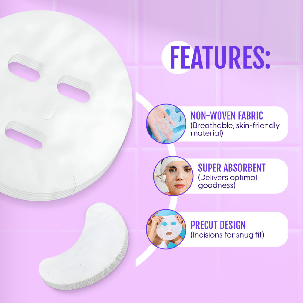 Diy Facial Sheet Masks & Under Eye Patches For Hydration & Dark Circles