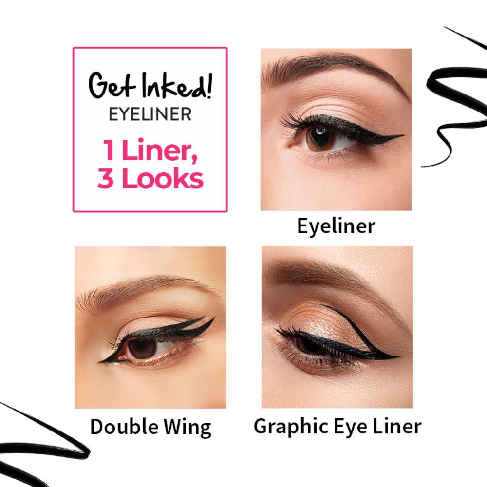 Nykaa Get Inked! Sketch Eyeliner Pen - Onyx 01