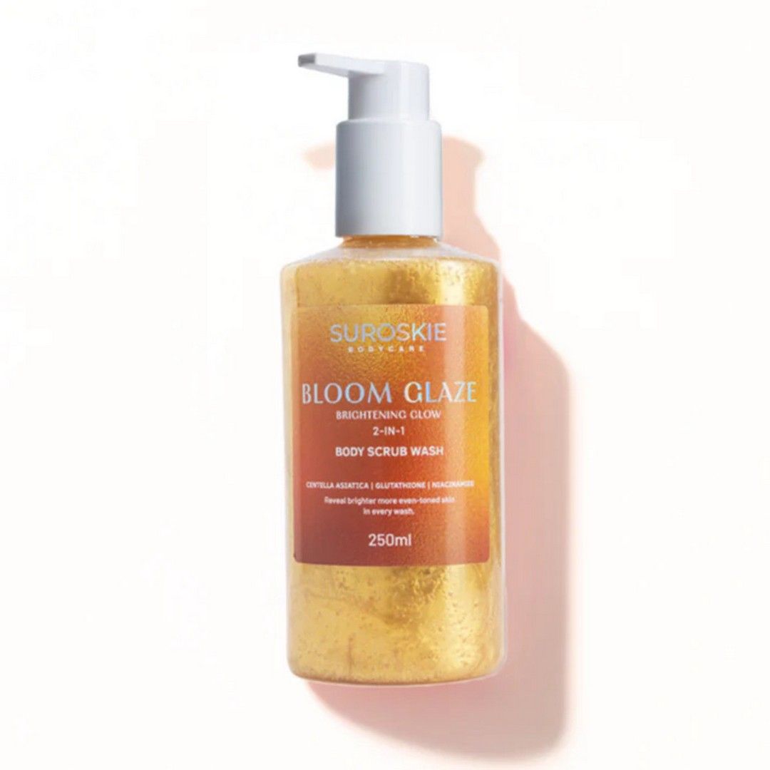 Bloom Glaze 2 in 1 Body Scrub Wash for Bright Glow