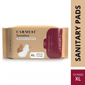 Sensitive Sanitary Pads - 10 XL - Certified 100% Rash-Free - With Disposal Bags