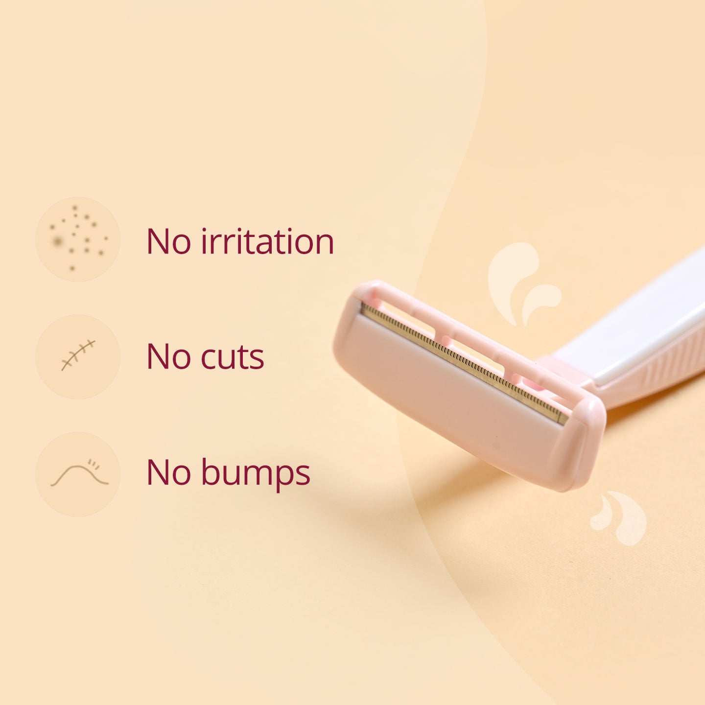 Bikini Razor for Women - For Irritation-Free Shaving of Bikini Line - No Cuts - Pack of 1