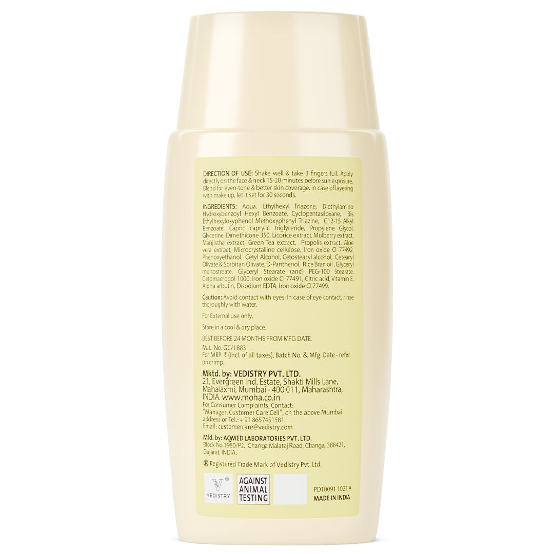 Tinted Fluid Sunscreen SPF 50 PA++++