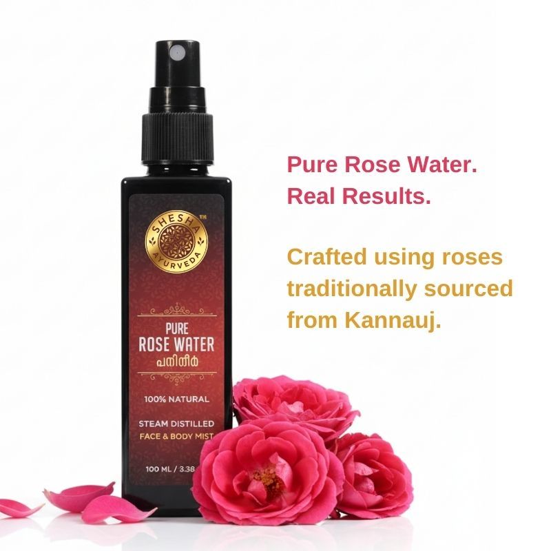 Pure Rose Water Steam Distilled Pet Bottle