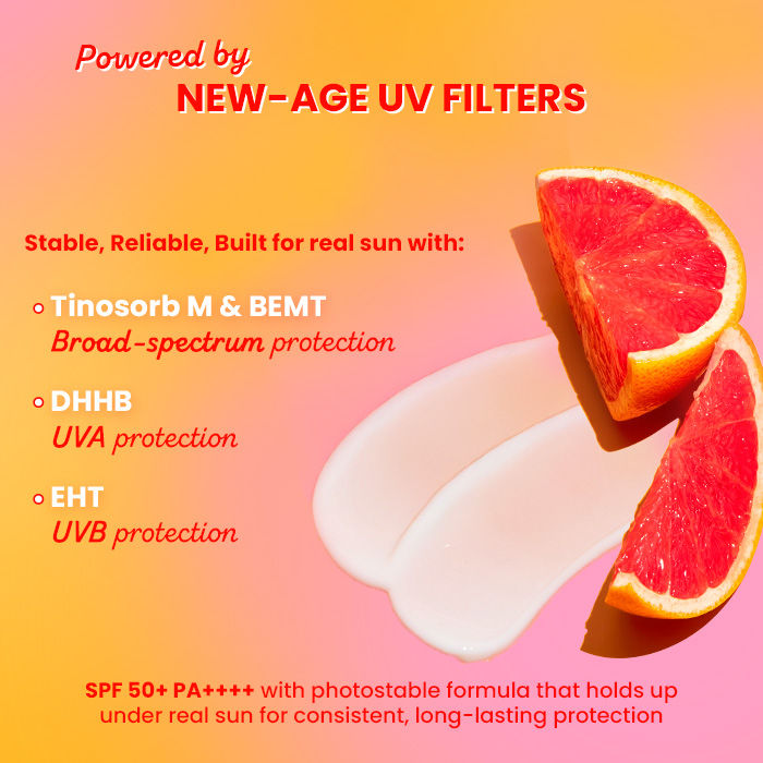 Vitamin C + E Super Bright Sunscreen, SPF 50+ PA++++ In-Vivo Tested