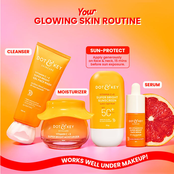 Vitamin C + E Super Bright Sunscreen, SPF 50+ PA++++ In-Vivo Tested