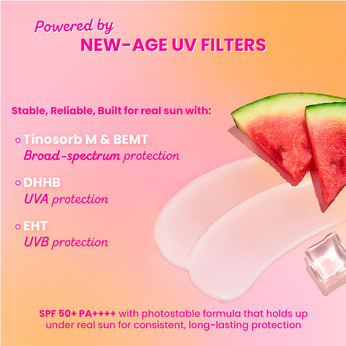 Watermelon Cooling Sunscreen, SPF 50+ PA++++ In-Vivo Tested