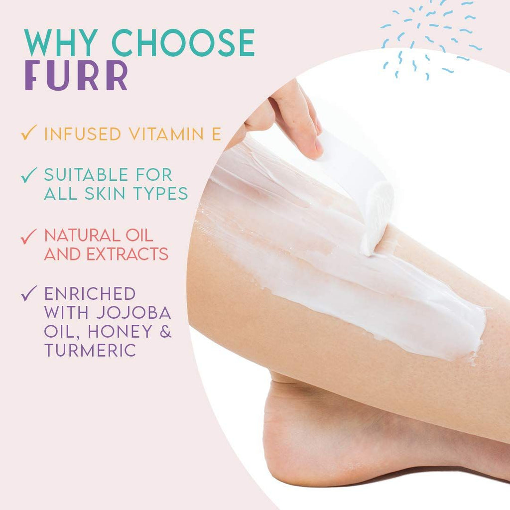 Natural Hair Removal Cream 100g with Vitamin-E Turmeric Jojoba Oil Count 1
