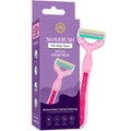 Shaverush Full Body Razor With 4 Blades Nano Coating Technology & Lubricating Strip
