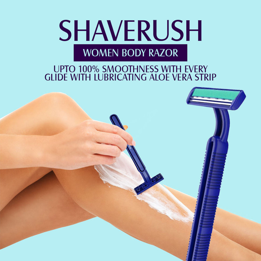 Shaverush Mellow Body Razor - 4 In 1