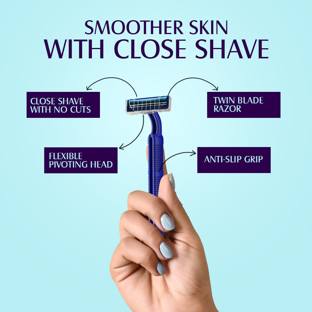 Shaverush Mellow Body Razor - 4 In 1
