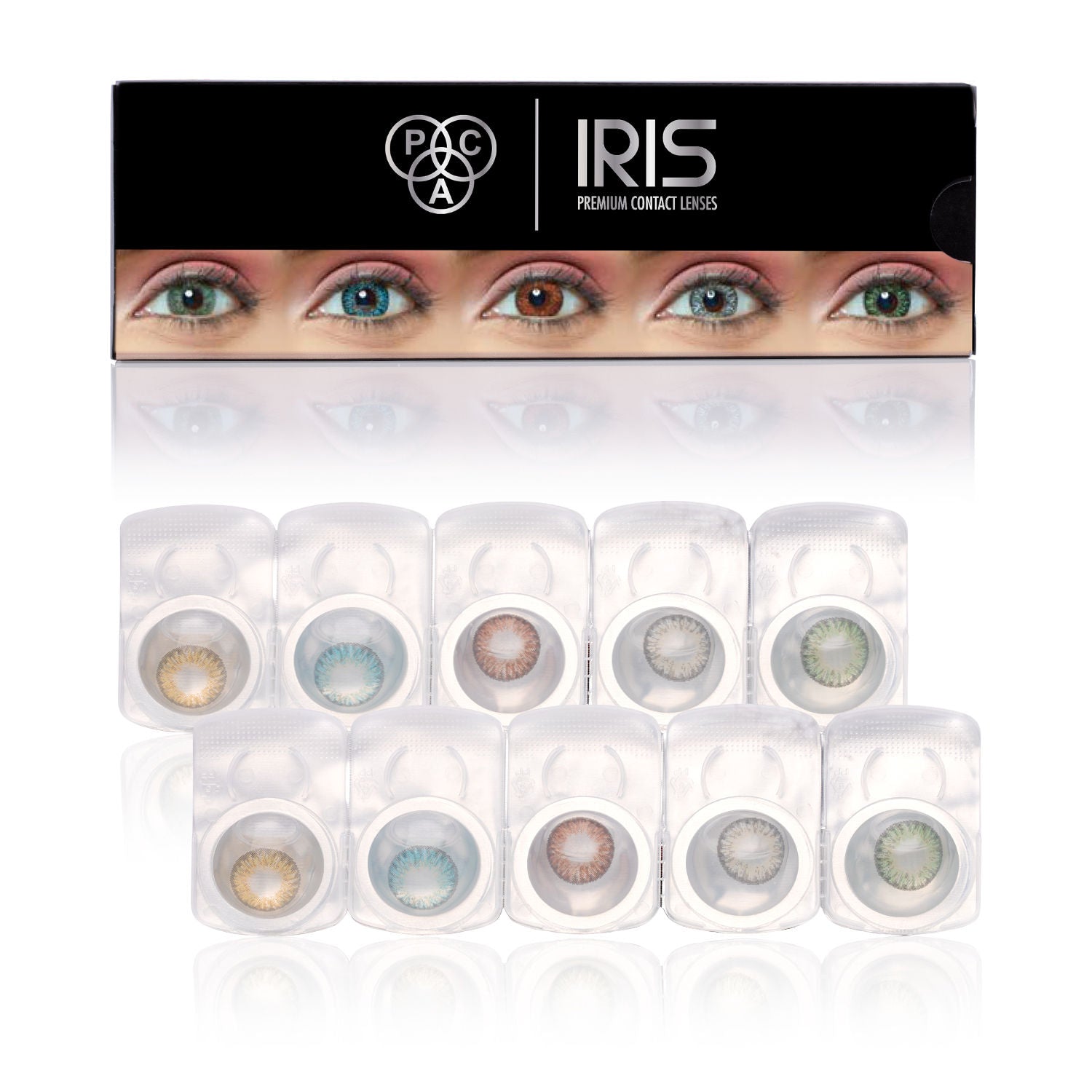 IRIS Premium Contact Lenses Mix - Comfortable Natural Looking, 1 Day Wear, Non-Irritating