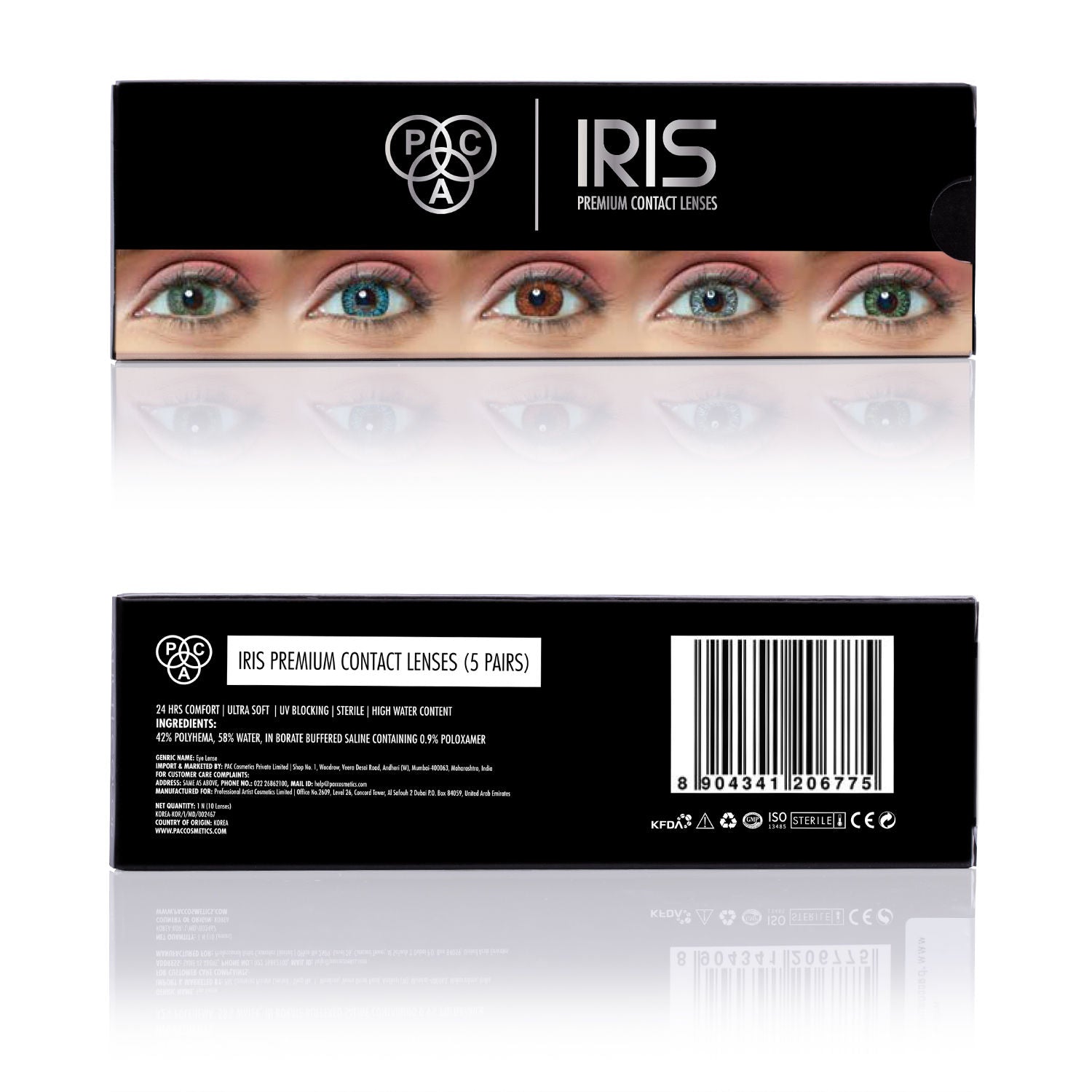 IRIS Premium Contact Lenses Mix - Comfortable Natural Looking, 1 Day Wear, Non-Irritating