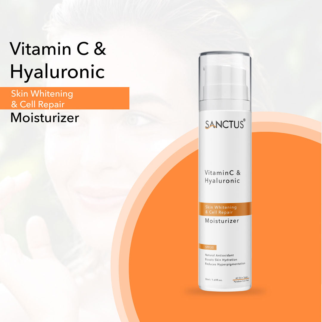 Hyaluronic & Vitamin C Oil-Free Face Moisturizer SPF 30