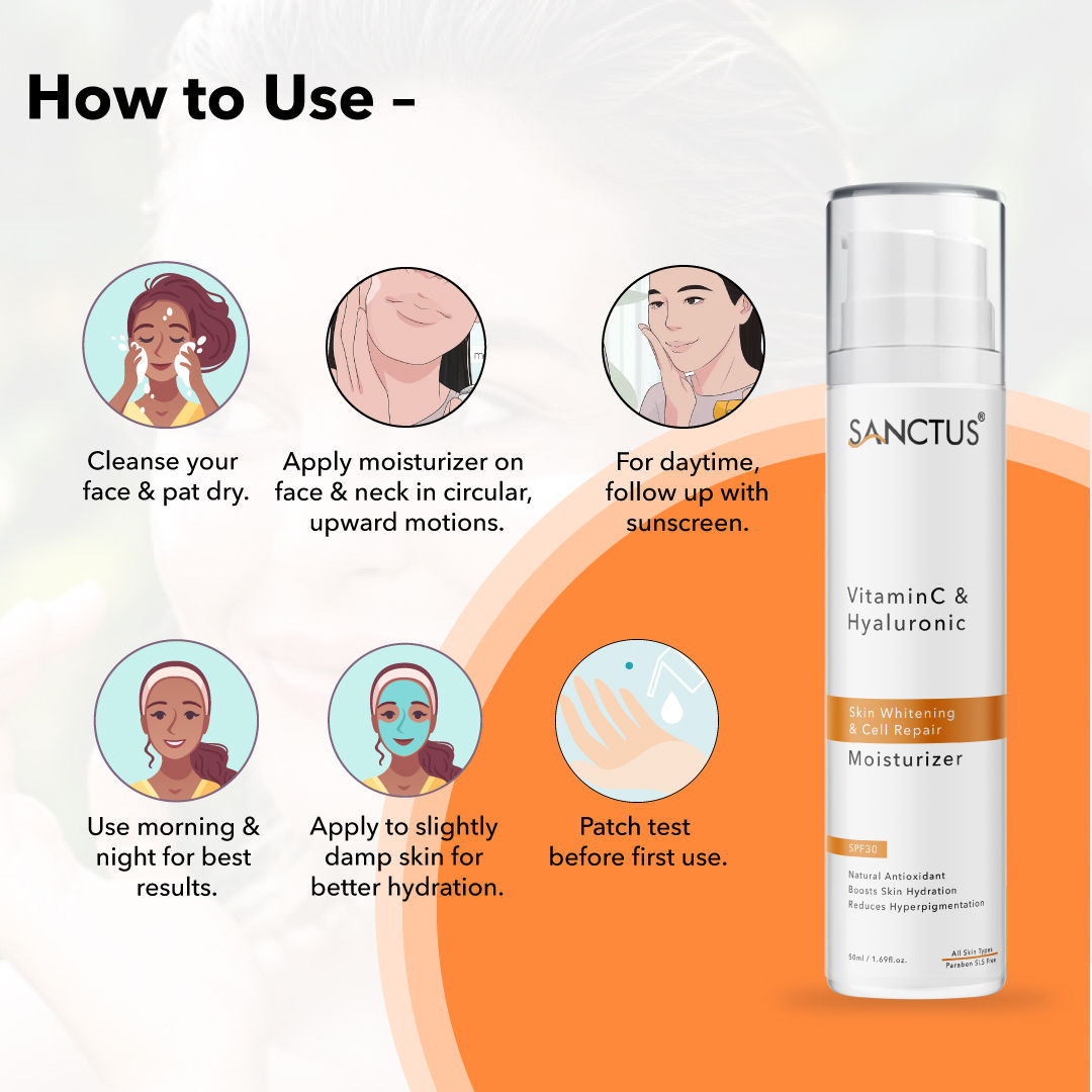 Hyaluronic & Vitamin C Oil-Free Face Moisturizer SPF 30