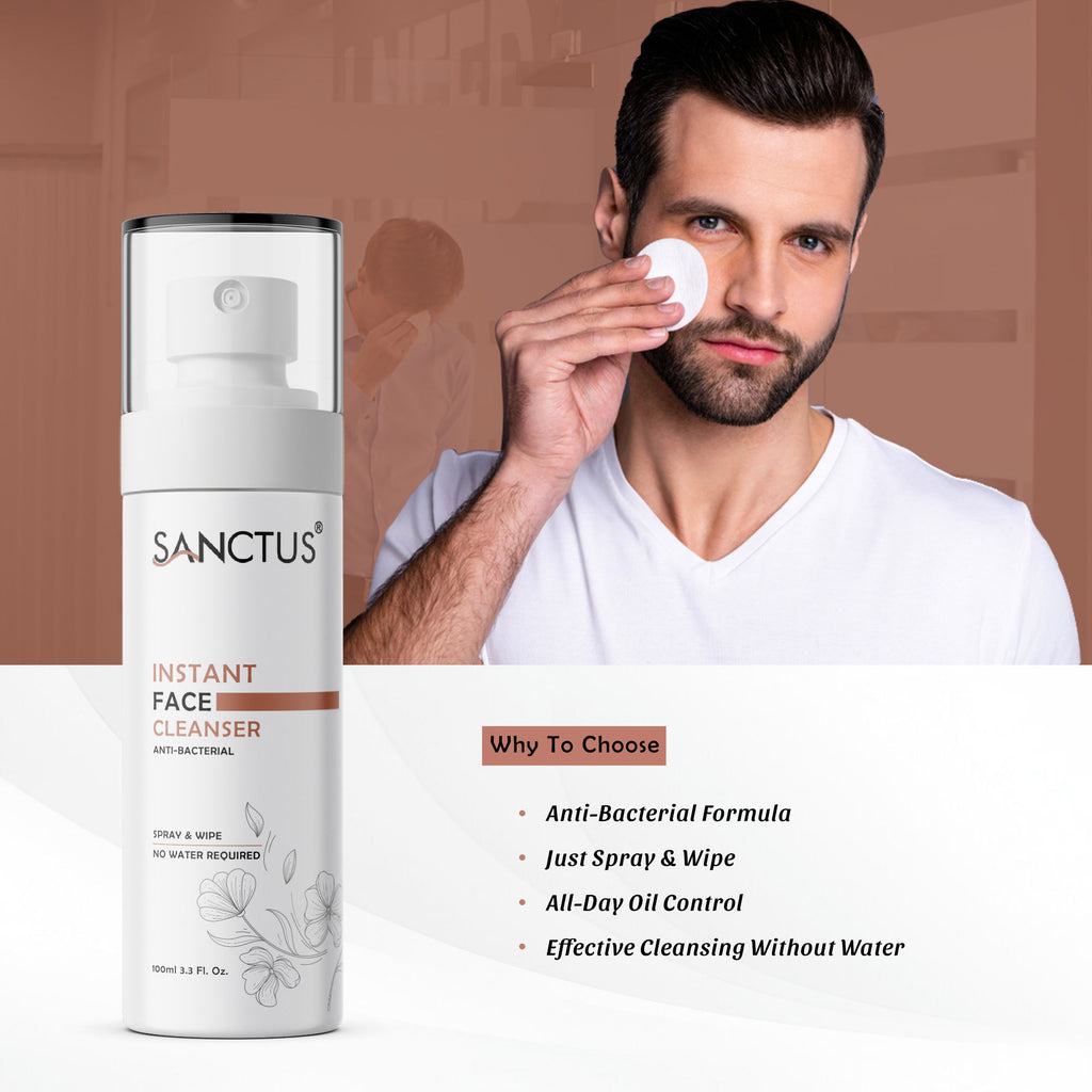 Anti- Bacterial Instant Face Cleanser