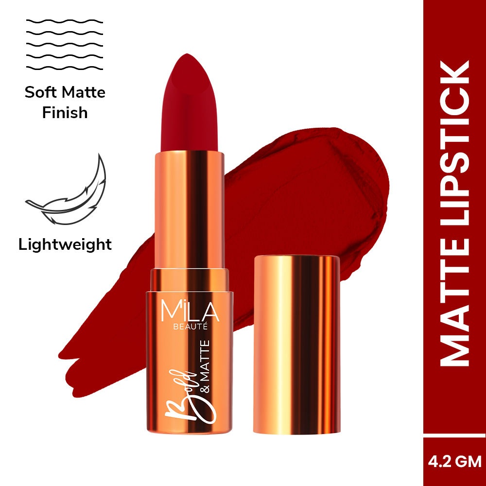 Bold & Matte Long Lasting Highly Pigmented Lipstick - Pillow Talk