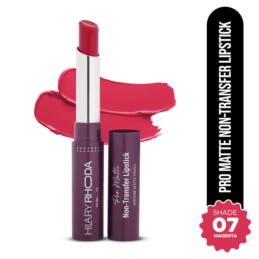 Pro Matte Non-Transfer Waterproof Lipstick - Magent 07