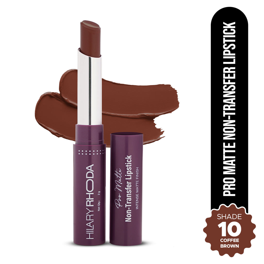 Pro Matte Non-Transfer Waterproof Lipstick - Coffee Brown 10
