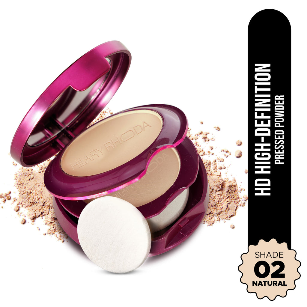 HD High-Definition Matte Pressed Powder - Natural 02