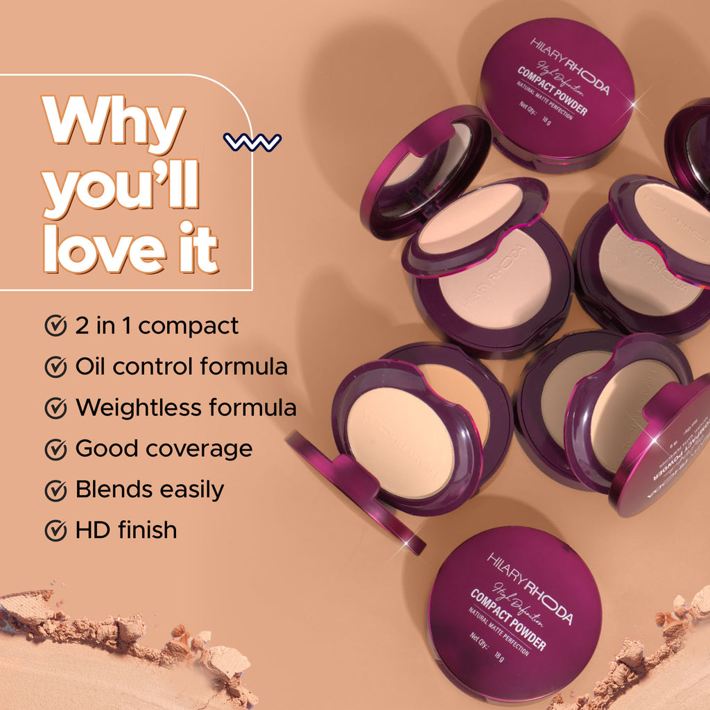 HD High-Definition Matte Pressed Powder