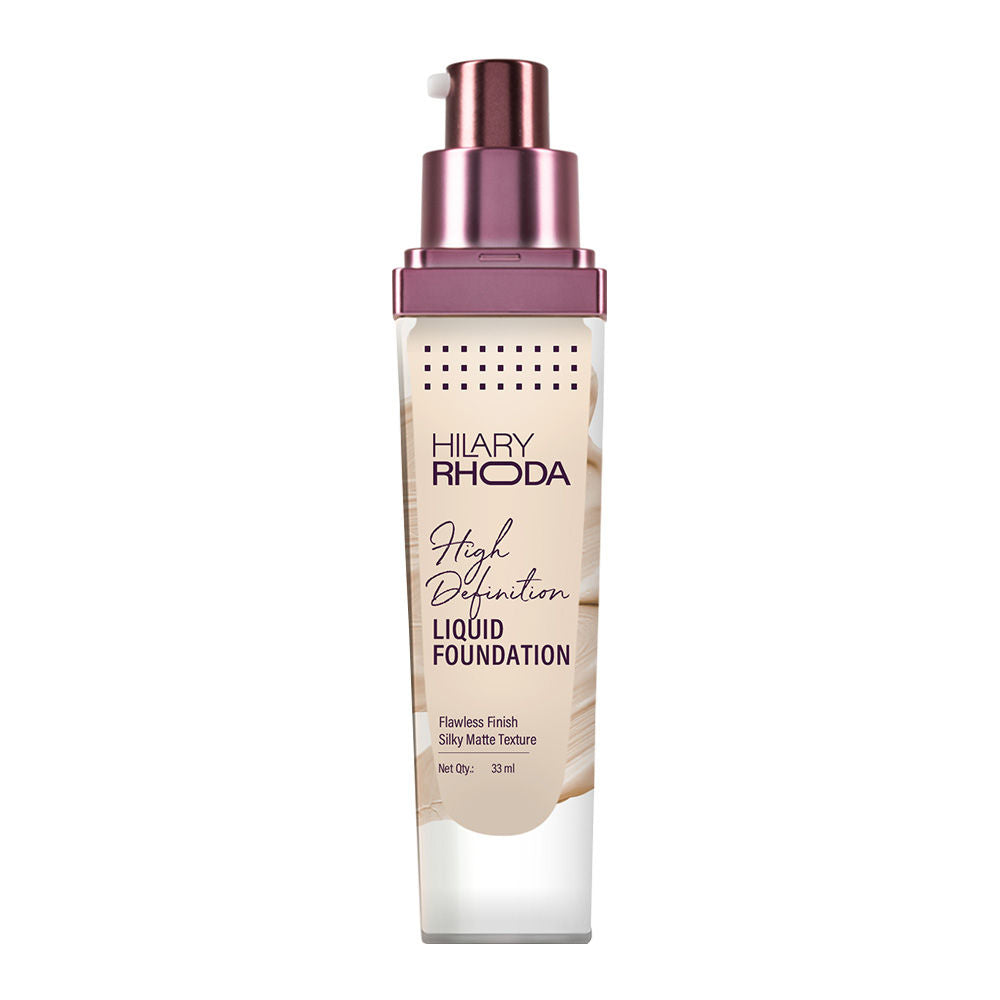 Liquid High Definition Matte Foundation - White Ivory 01