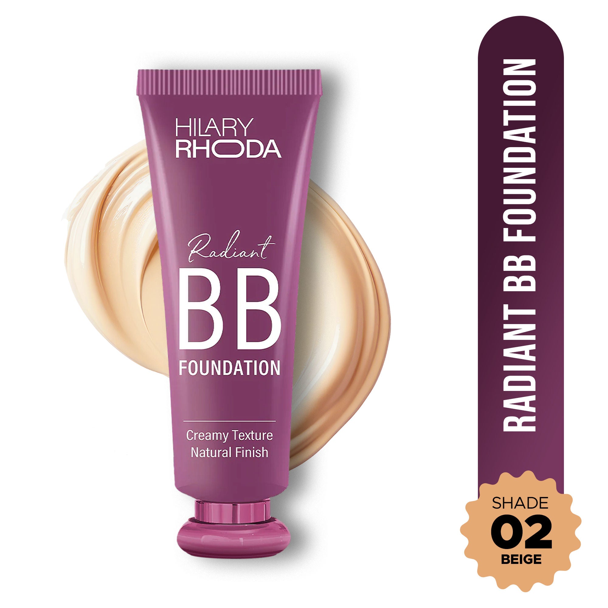 Radiant Bb Foundation - Beige 02