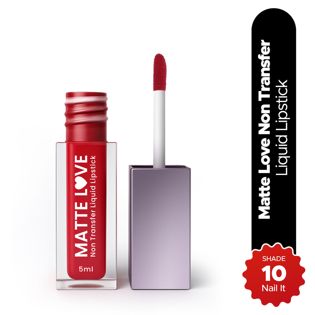 Matte Love Non Transfer Liquid Lipstick - Nail It 10