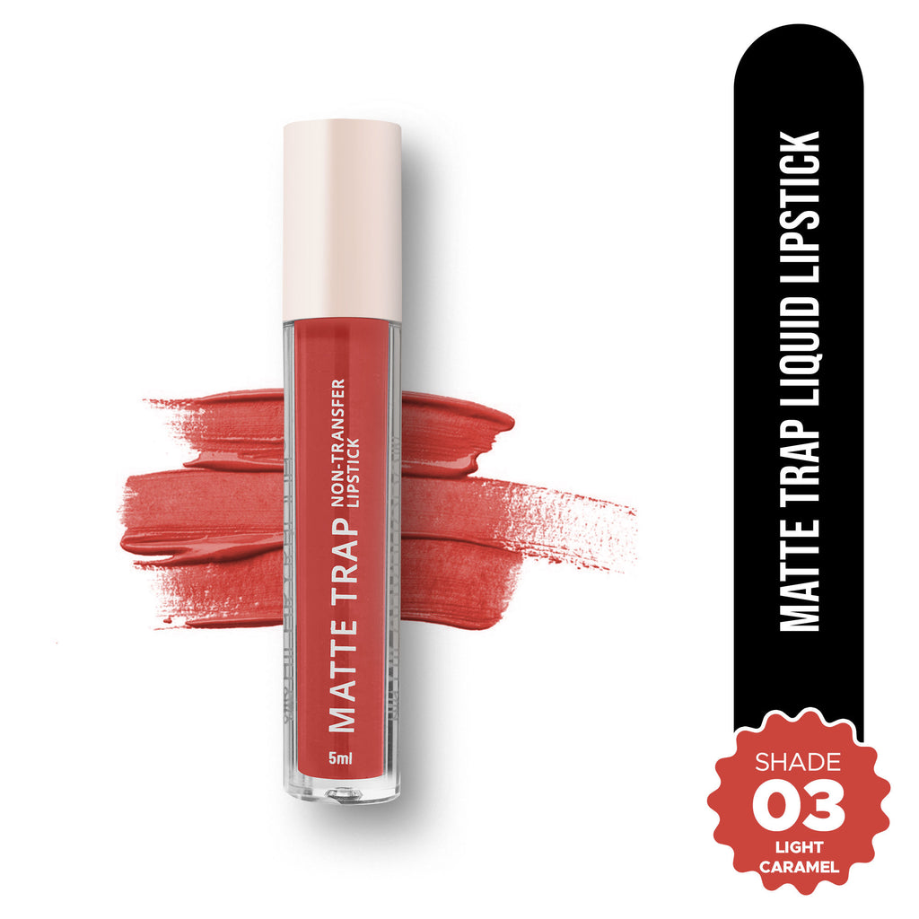 Matte Trap Liquid Lipstick - Light Caramel 03