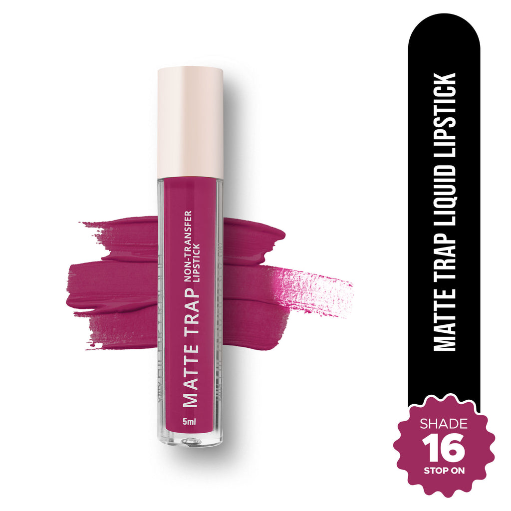 Matte Trap Liquid Lipstick - Stop On 16