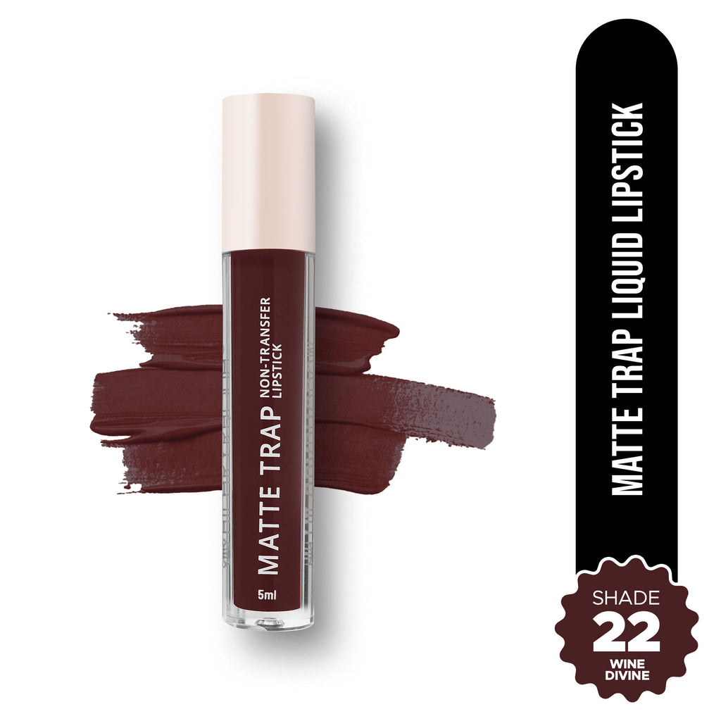 Matte Trap Liquid Lipstick - Wine Divine 22